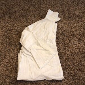 White Long Sleeved Button-Up